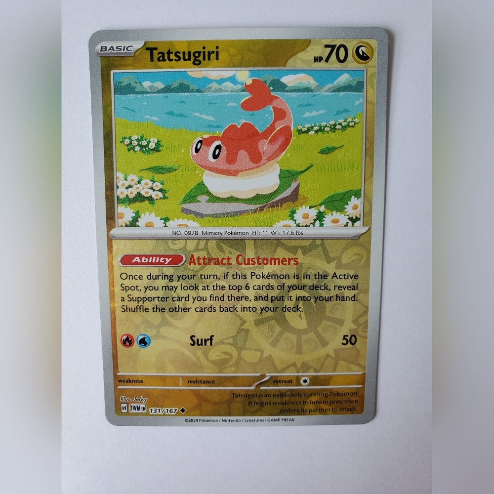 Tatsugiri 131/167 | Twilight Masquerade | Reverse Holo Uncommon | NM | Pokemon - Picture 4 of 5